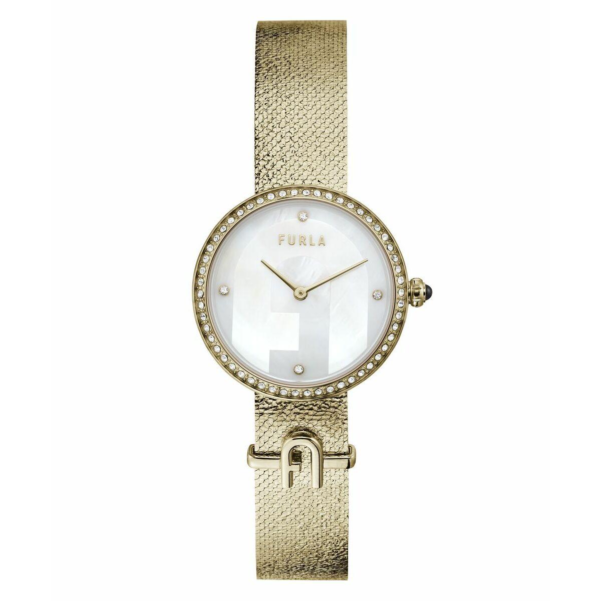 Furla dameur WW00022001L2 - gyldent armbåndsur Ø 32 mm