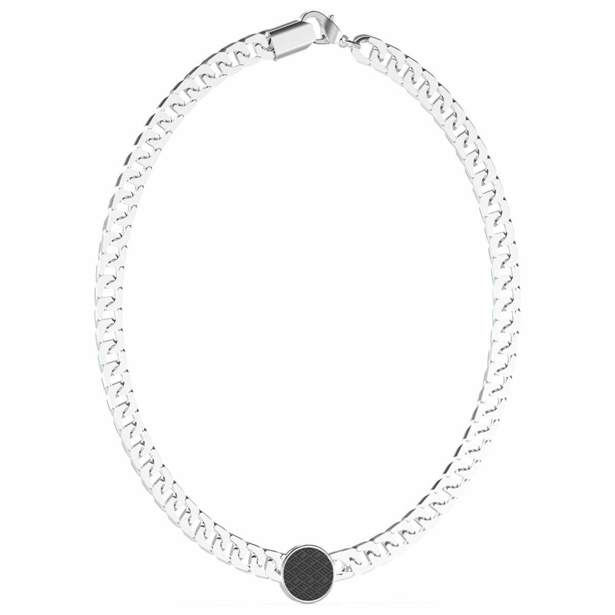 Guess halskæde til mænd - rustfrit stål, grå, 45 cm