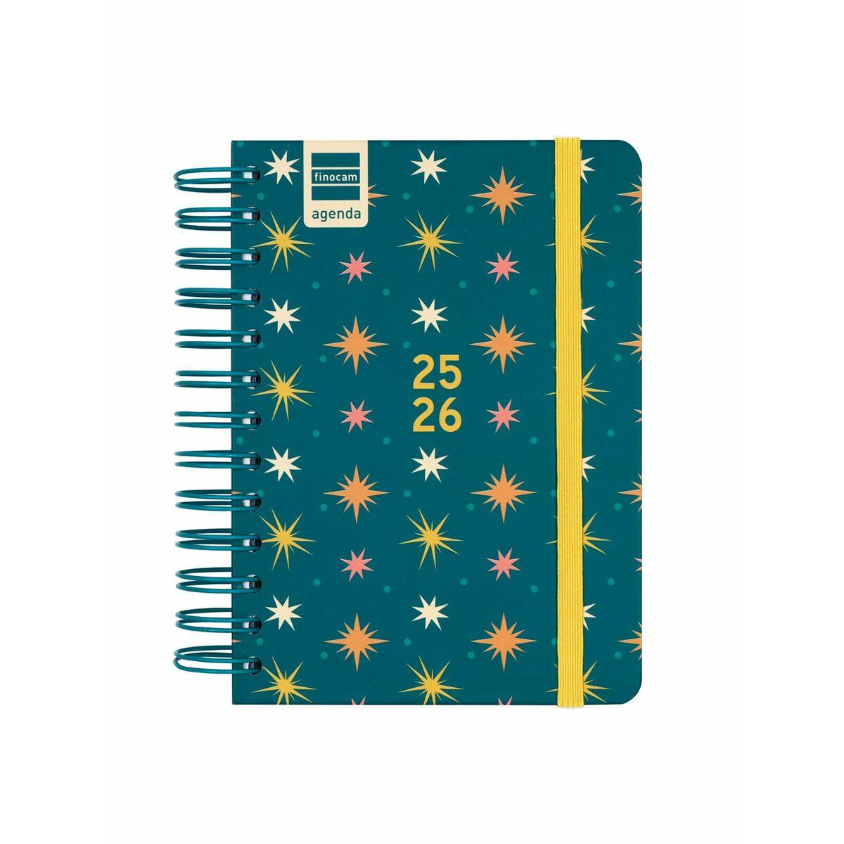 Finocam dagbog/kalender 2025-2026 - spiral og elastik