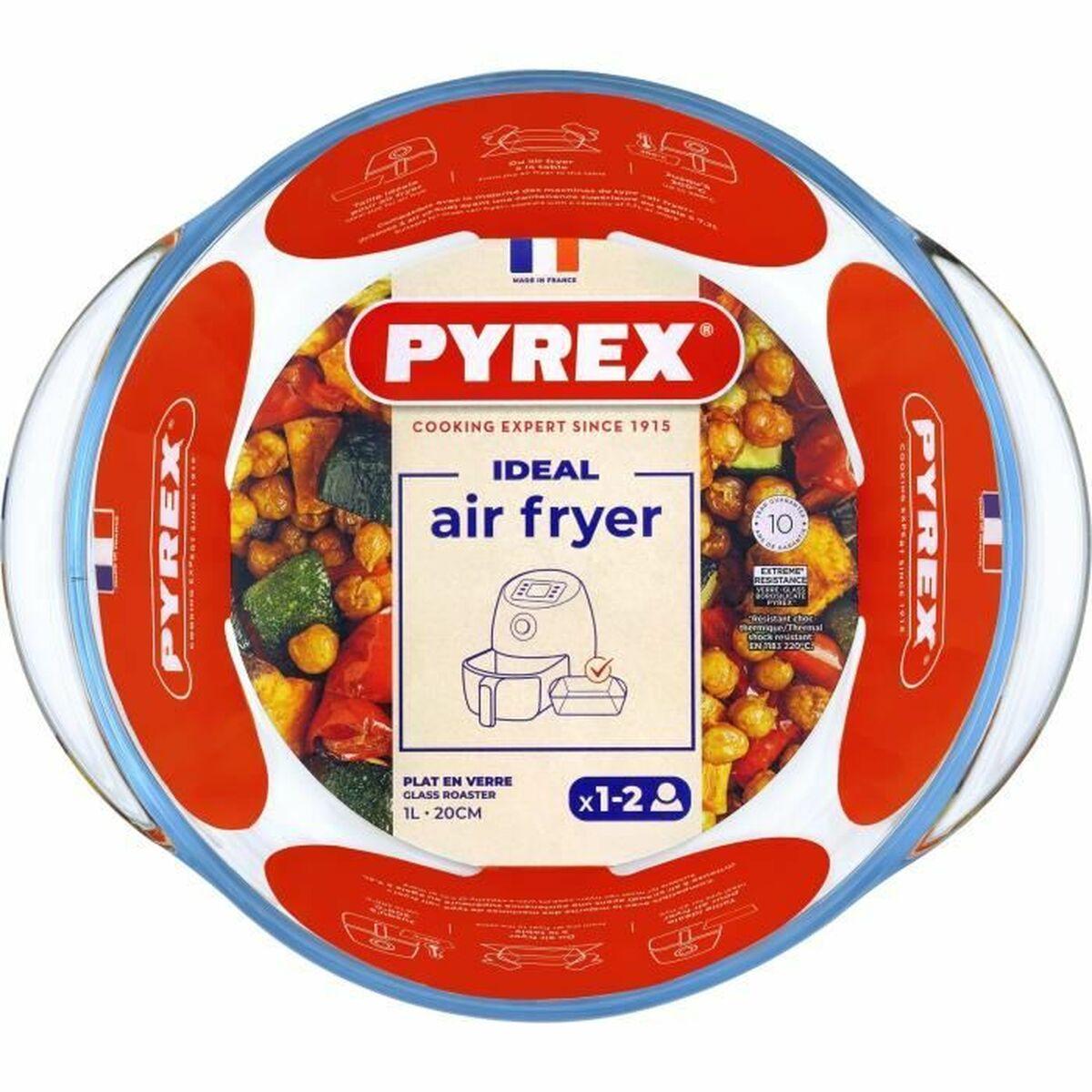 Pyrex ovnfad i borosilikatglas - 1 l, rund