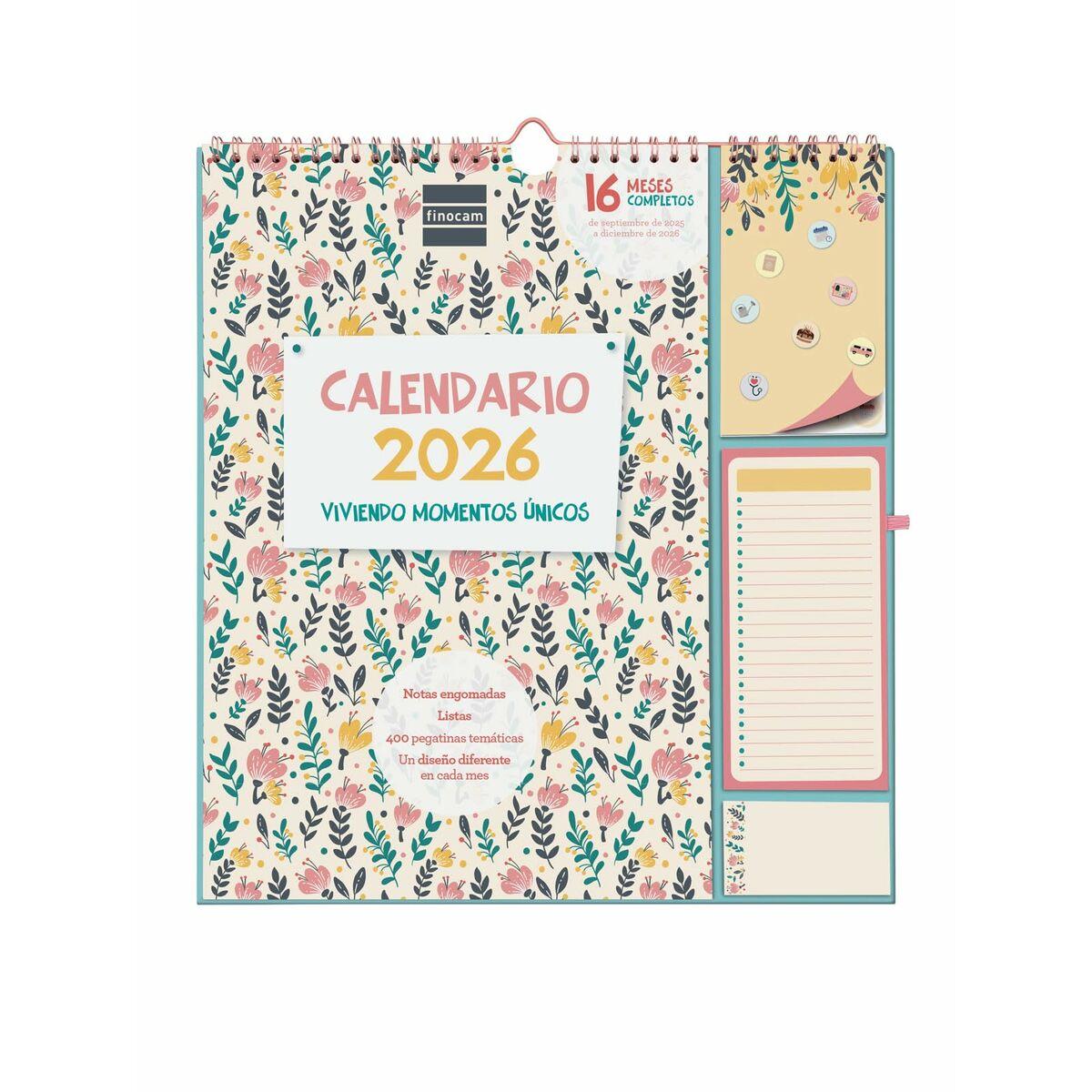 Vægkalender Finocam - 16-måneders kalender 2026