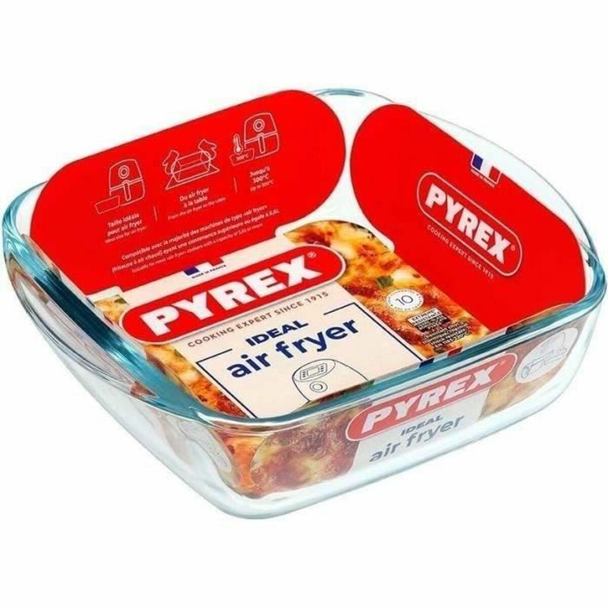 Pyrex ovnfad 1 l - firkantet borosilikatglas