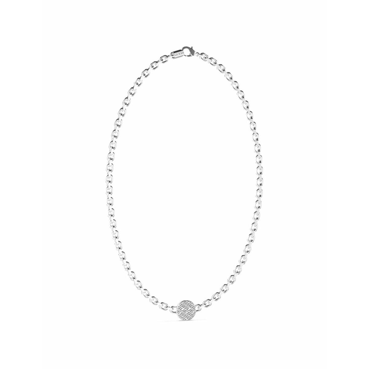 Guess halskæde til mænd - rustfrit stål, grå, 45 cm