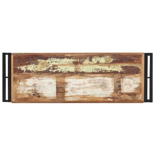 Konsolbord 90x30x75 cm massivt genbrugstræ