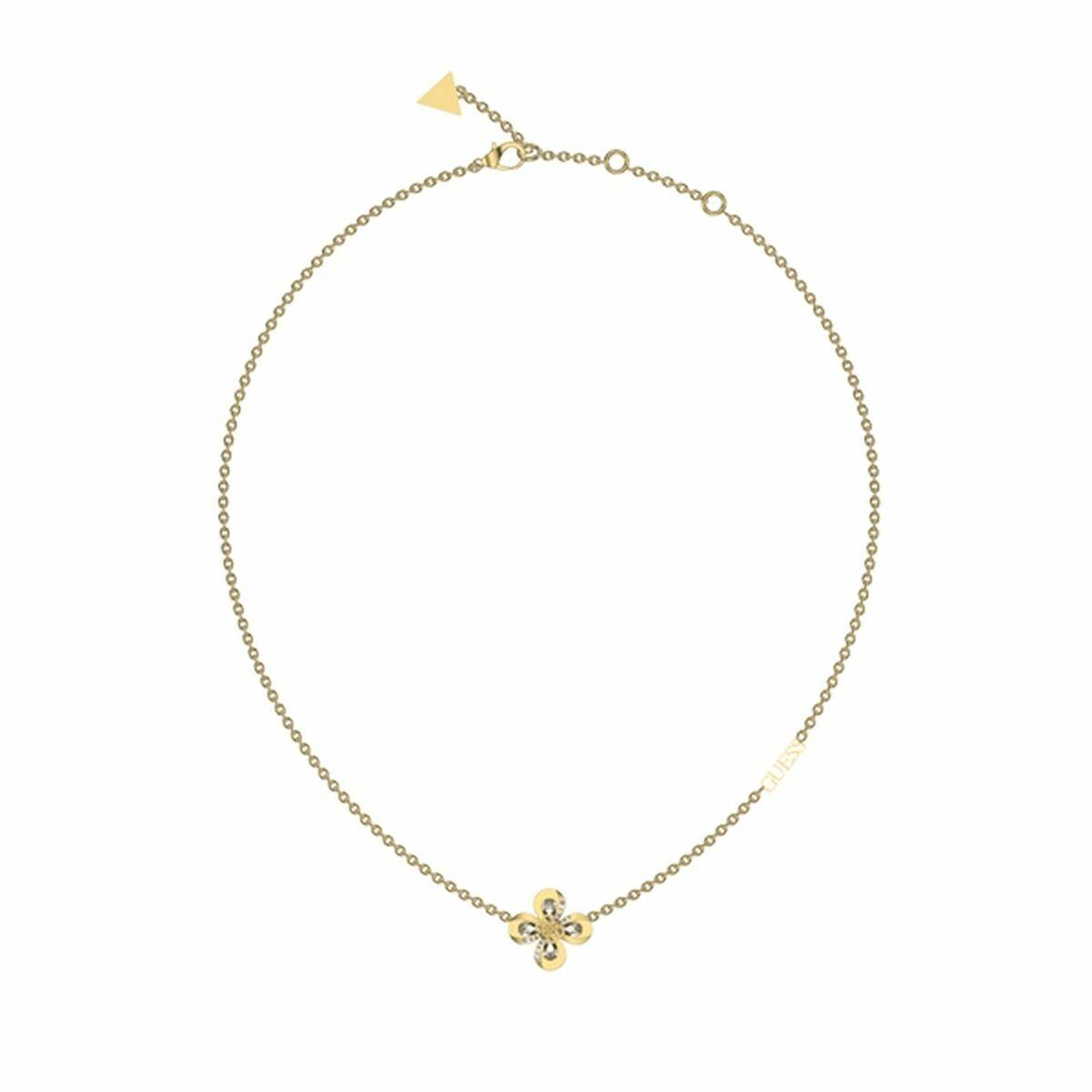 Halskæde dame Guess - gylden, rustfrit stål, 42 cm