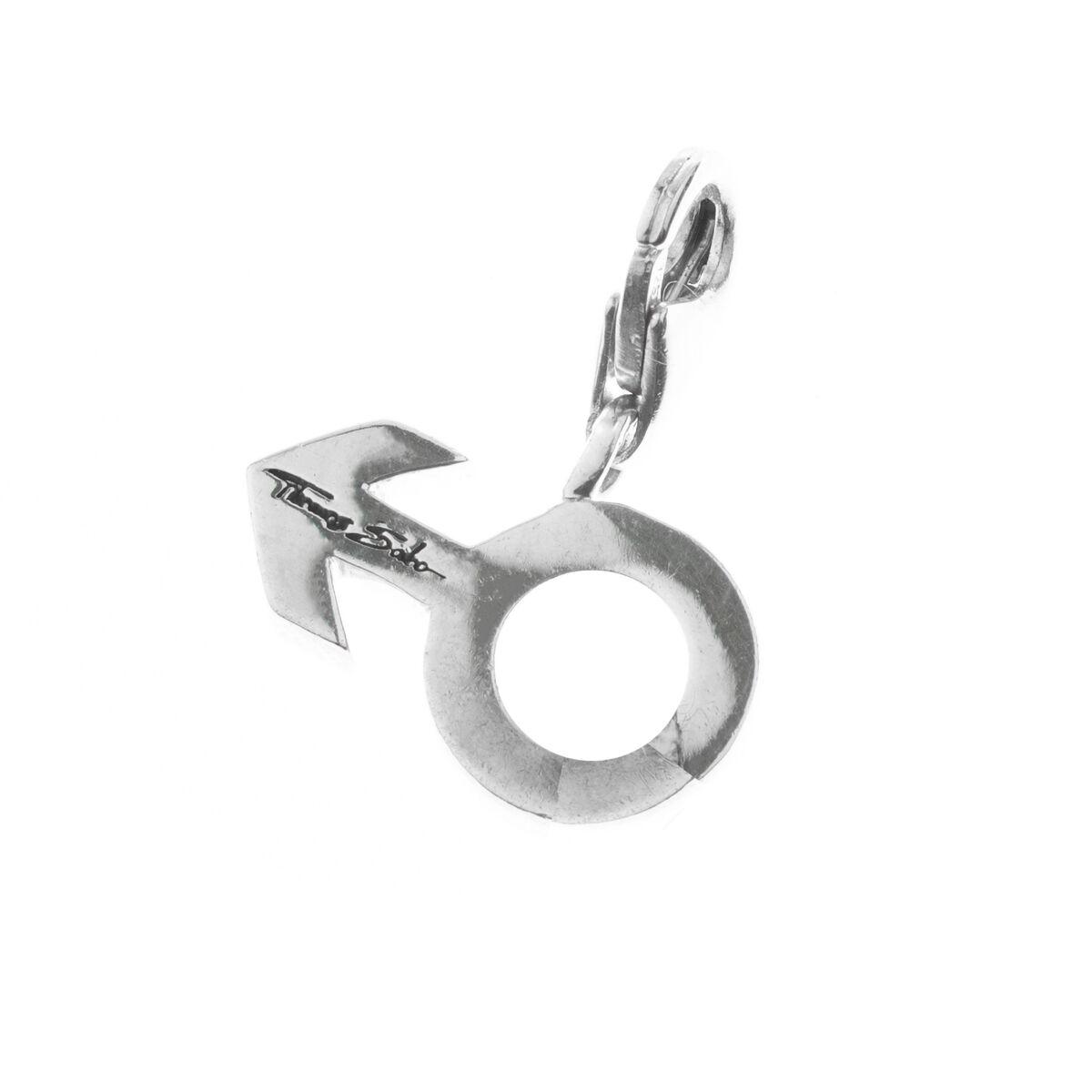 Thomas Sabo charm til kvinder, grå sølv, 20 mm (0575-001-11)
