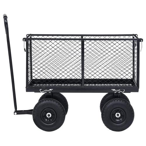 Havevogn 350 kg sort