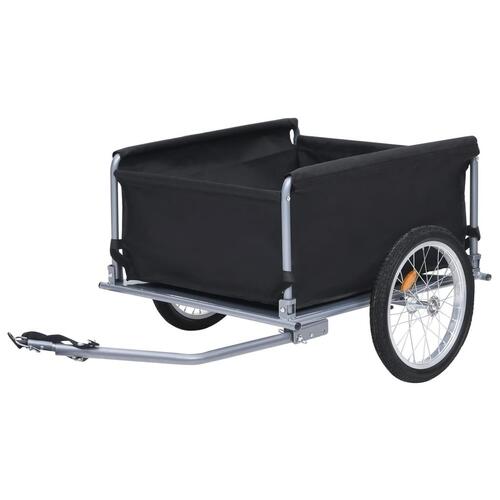 Cykelvogn 65 kg sort og grå
