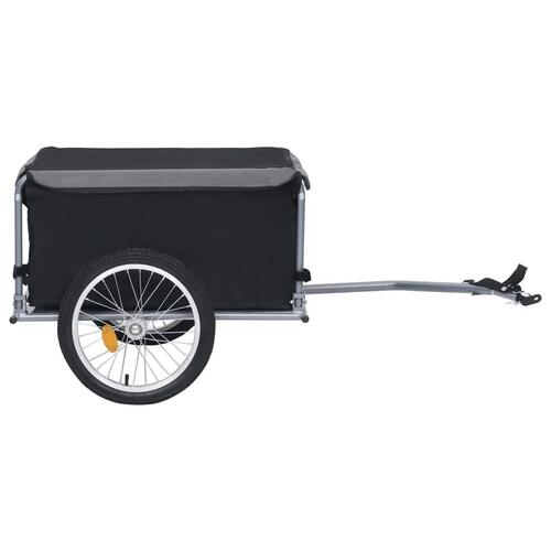 Cykelvogn 65 kg sort og grå