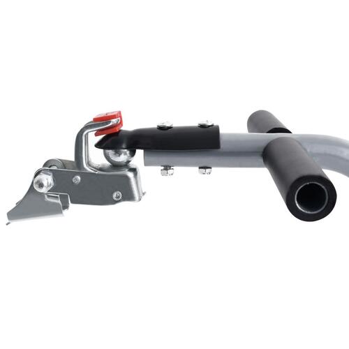 Cykelanhænger m. 50 l foldbar transportkasse 60 kg sort