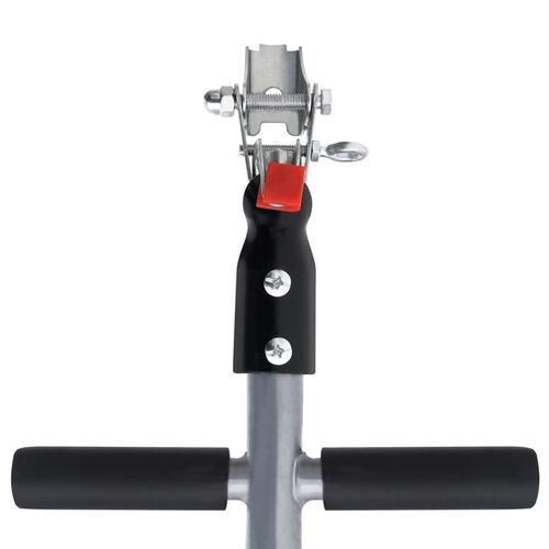 Cykelanhænger m. 50 l foldbar transportkasse 60 kg sort