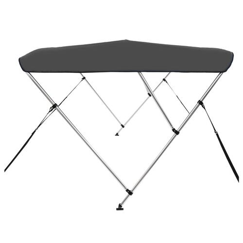 Biminitop med 3 buer 183x140x137 cm antracitgrå