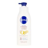 Opstrammende kropsmælk Q10 Plus Nivea Óleo de Argão (400 ml)