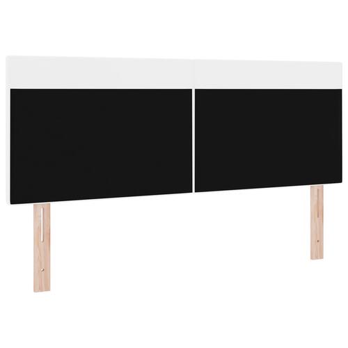 Sengegavl Enkel Design Ren Hvid 140 cm Faux Læder