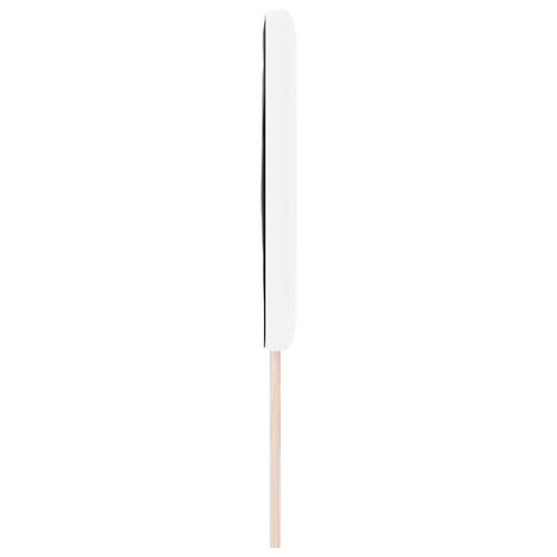 Sengegavl Enkel Design Ren Hvid 140 cm Faux Læder