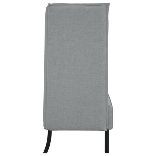 Højrygget Sofa Lysegrå 109x56x121 cm Stof