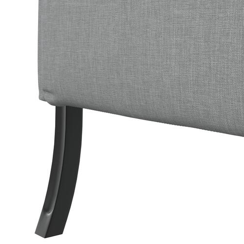 Højrygget Sofa Lysegrå 109x56x121 cm Stof