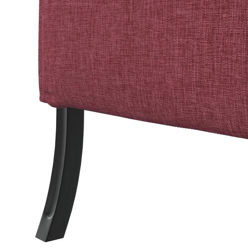 Højrygget Sofa Vin Rød 109x56x121 cm Stof