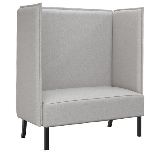Højrygget Sofa Lysegrå 109x56x121 cm Stof