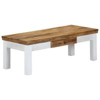 Sofabord 110 x 50 x 40 cm massivt mangotræ