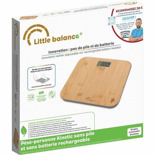 Digital badevægt Little Balance Automática Kinetic Bambus