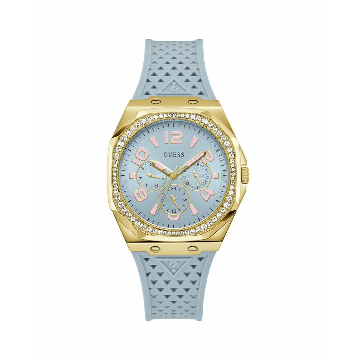 Guess dameur GW0694L1 - blå/guld, Ø 39 mm