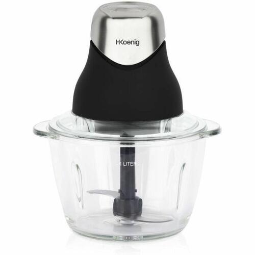 Kødhakker Hkoenig LEO8 Sort Krom Glas Rustfrit stål 1 L