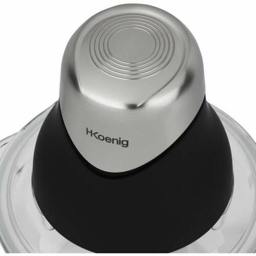 Kødhakker Hkoenig LEO8 Sort Krom Glas Rustfrit stål 1 L