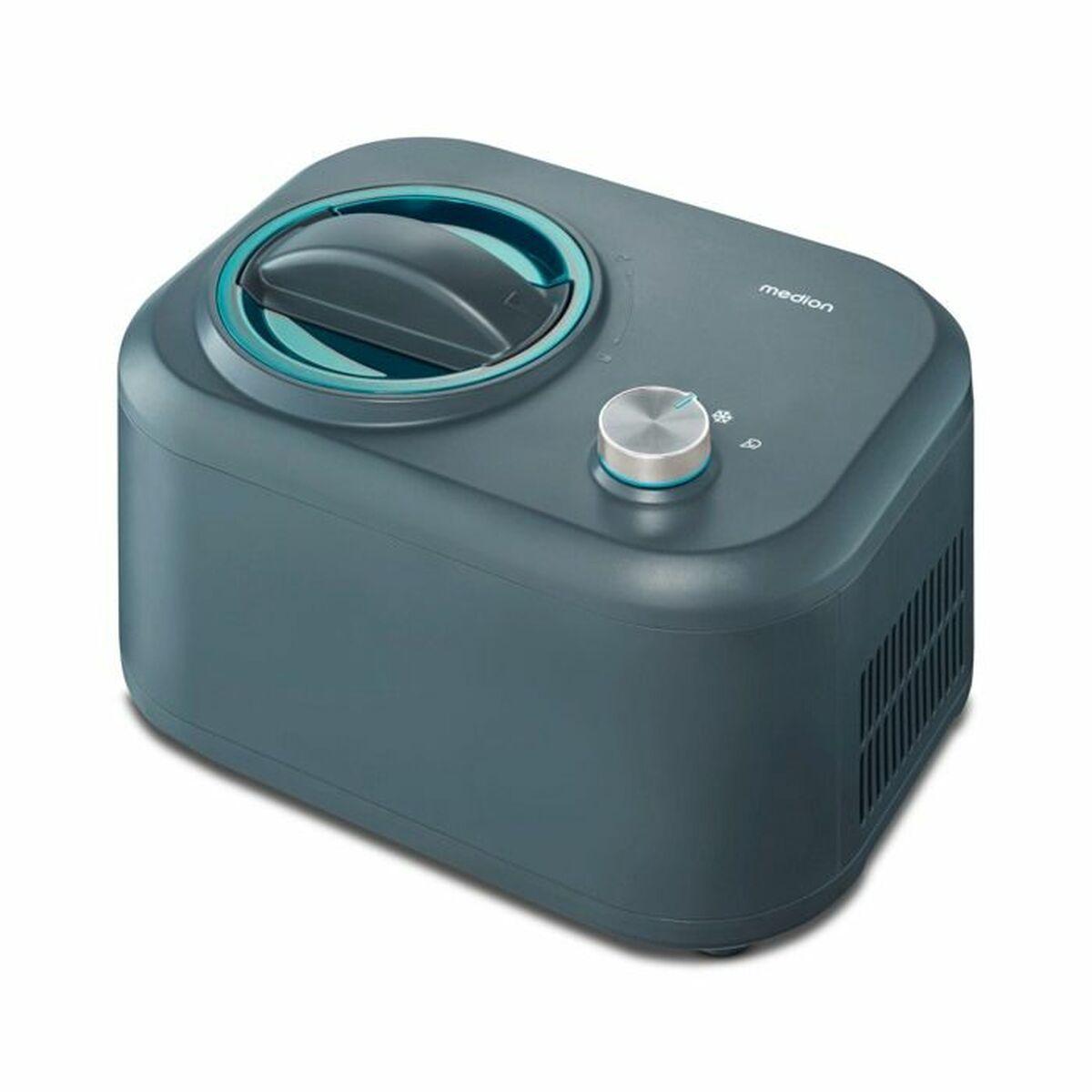 Medion luftkompressor 100 W - 1 l, blå billede