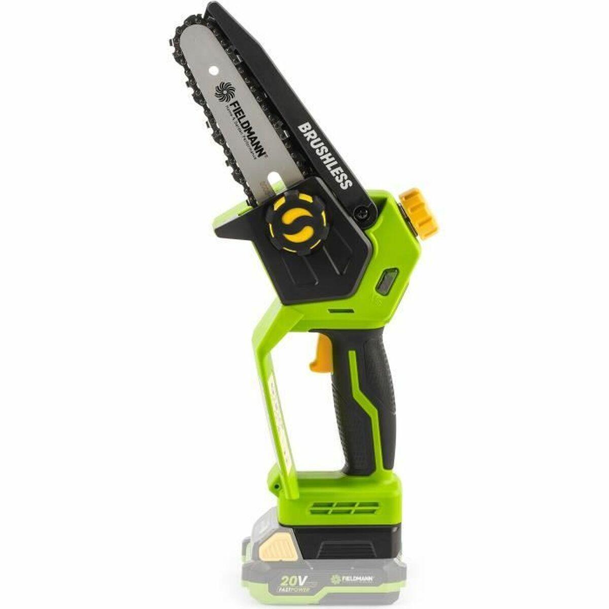 Fieldmann motorsav 12 cm - 18/20 V, børsteløs, grøn