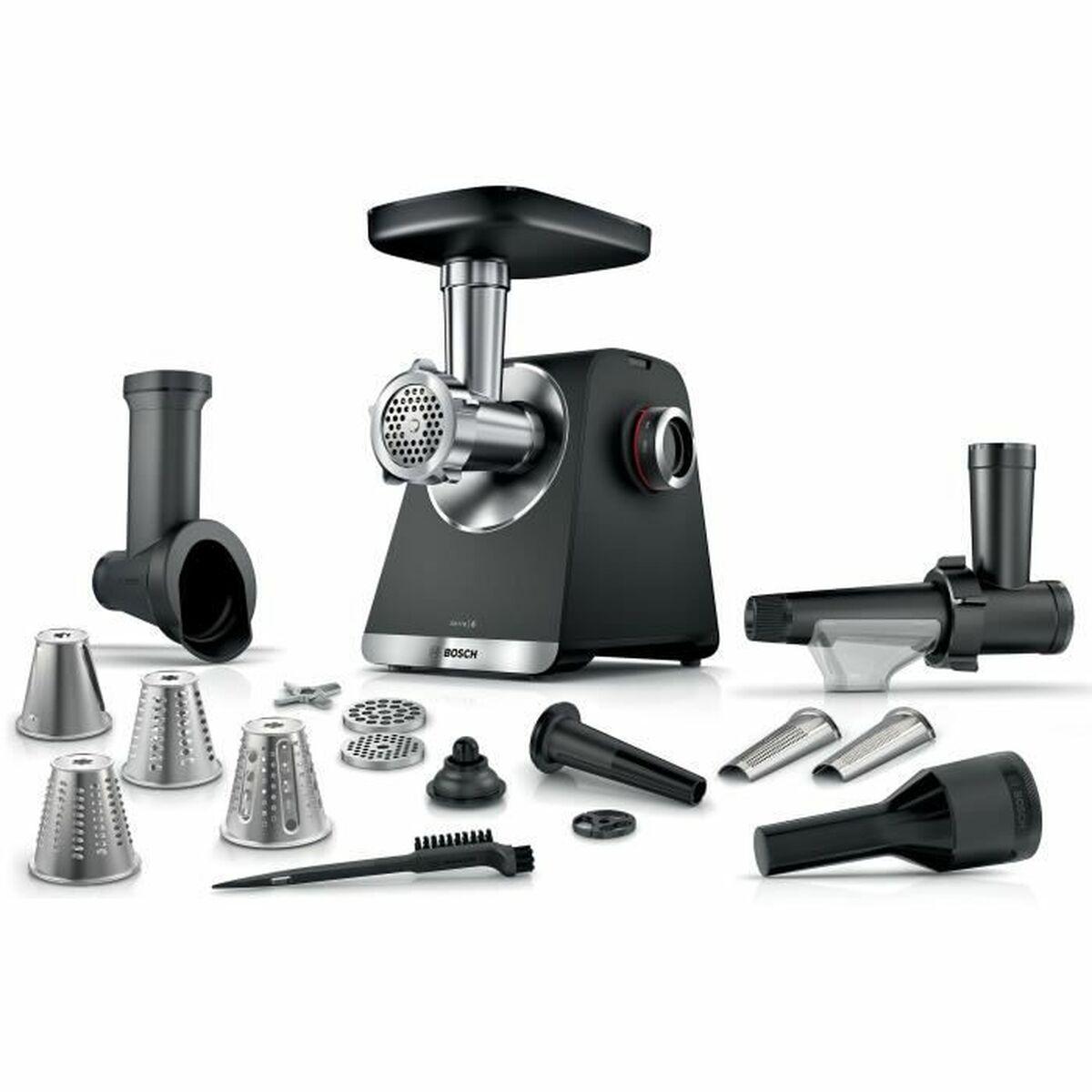 Kødhakker BOSCH Serie 6 MFWS660B Sort Metal Rustfrit stål Plastik 500 W