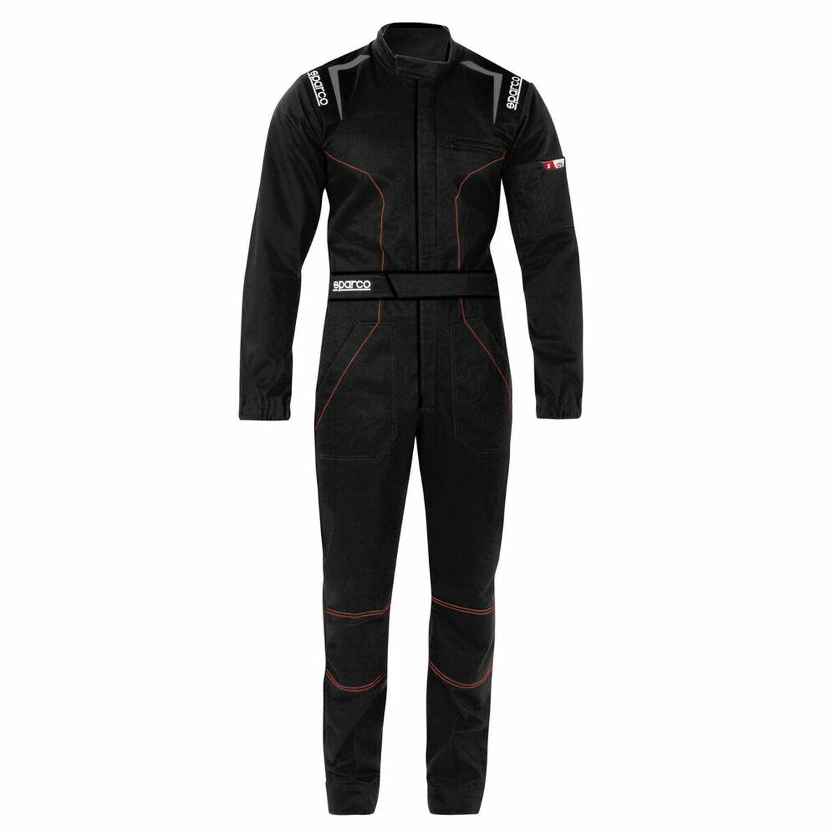 Racer jumpsuit Sparco S002020NR4XL Sort XL