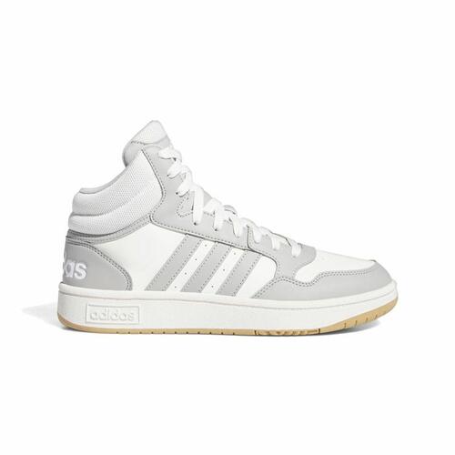 Kvinde Casual Sneakers Adidas Hoops 3.0 Mid Hvid 42