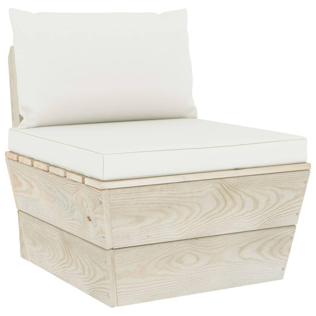Pallehynder 2 stk. oxfordstof cremehvid
