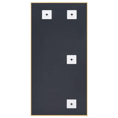Spejl 120x60 cm guldfarvet