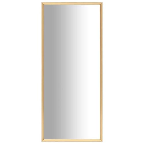 Spejl 140x60 cm guldfarvet