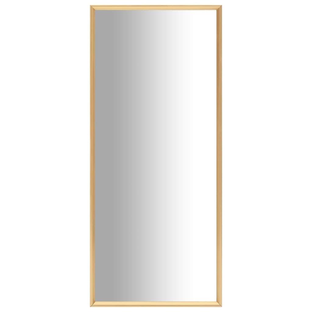 Spejl 140x60 cm guldfarvet