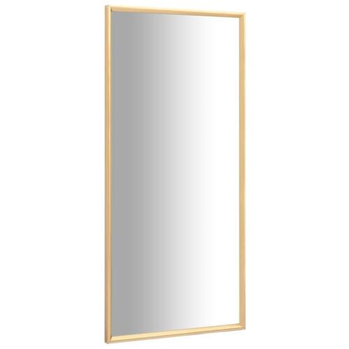 Spejl 140x60 cm guldfarvet