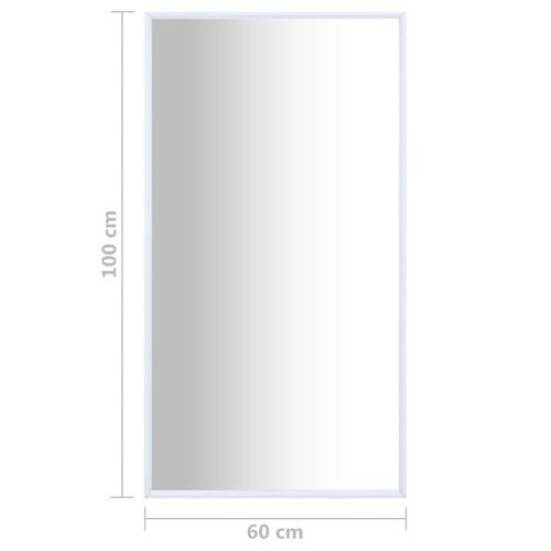 Spejl 100x60 cm hvid