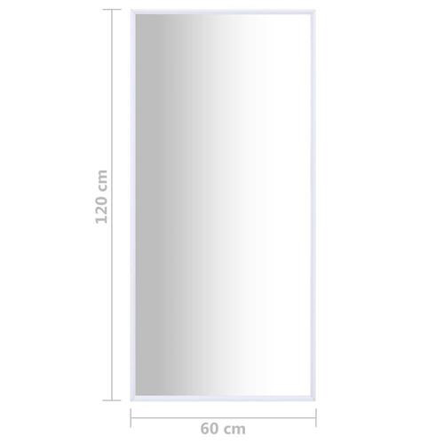 Spejl 120x60 cm hvid