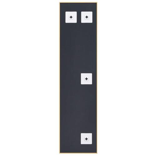 Spejl 120x30 cm guldfarvet