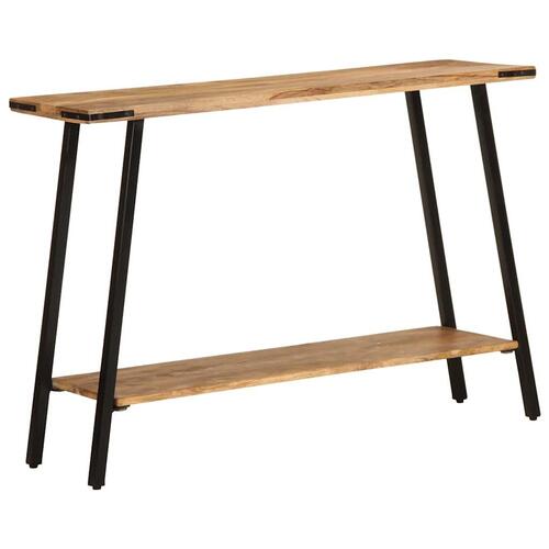 Konsolbord 110x30x75 cm massivt mangotræ