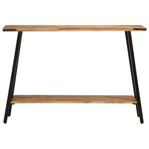 Konsolbord 110x30x75 cm massivt mangotræ