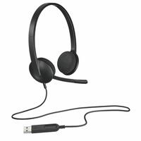 Hovedtelefoner Logitech 981-000475 Sort