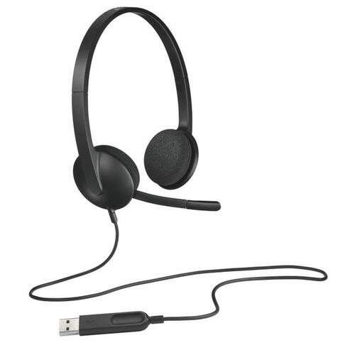Hovedtelefoner Logitech 981-000475 Sort