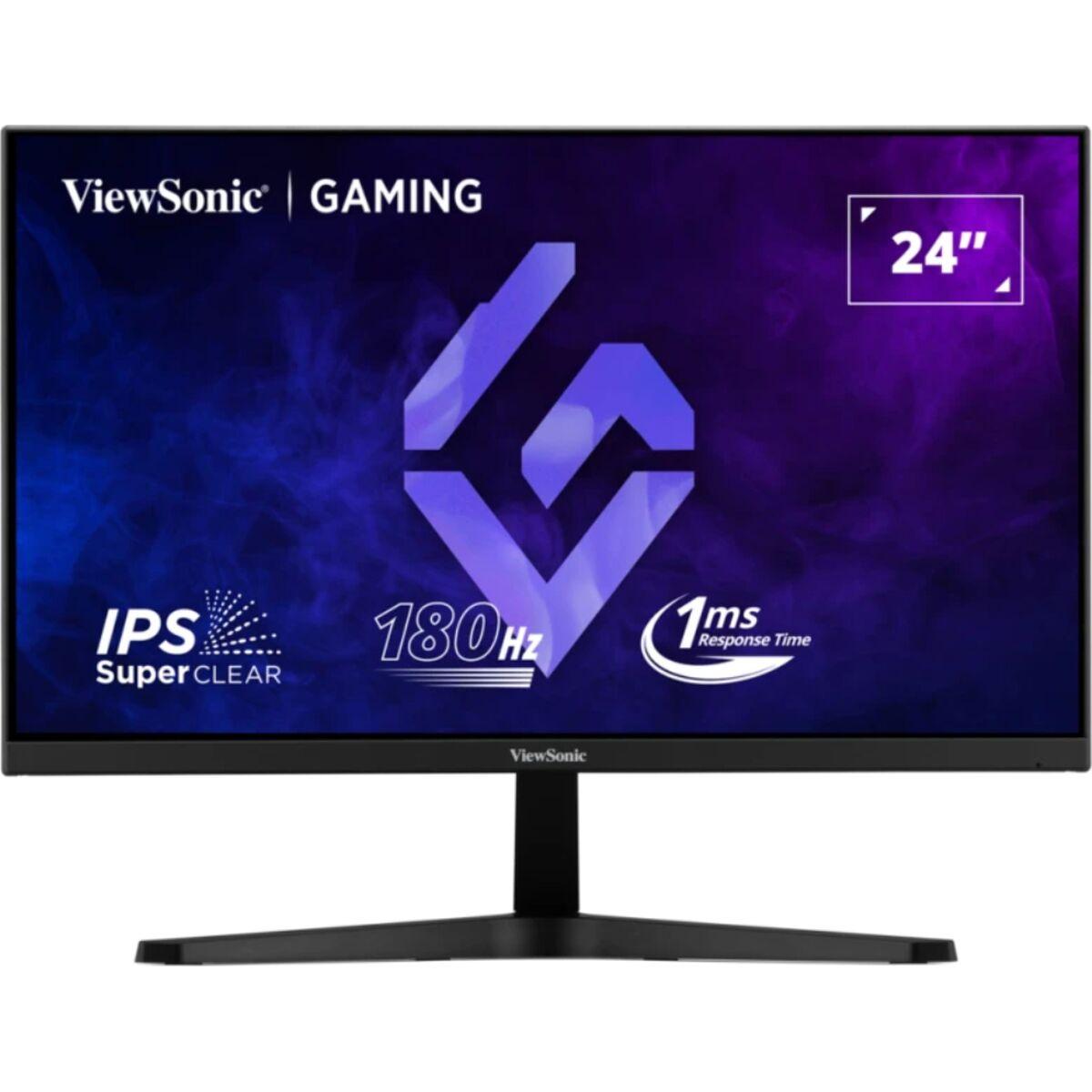 ViewSonic VX24G1-HD 24" Full HD IPS gaming-skærm (sort) billede