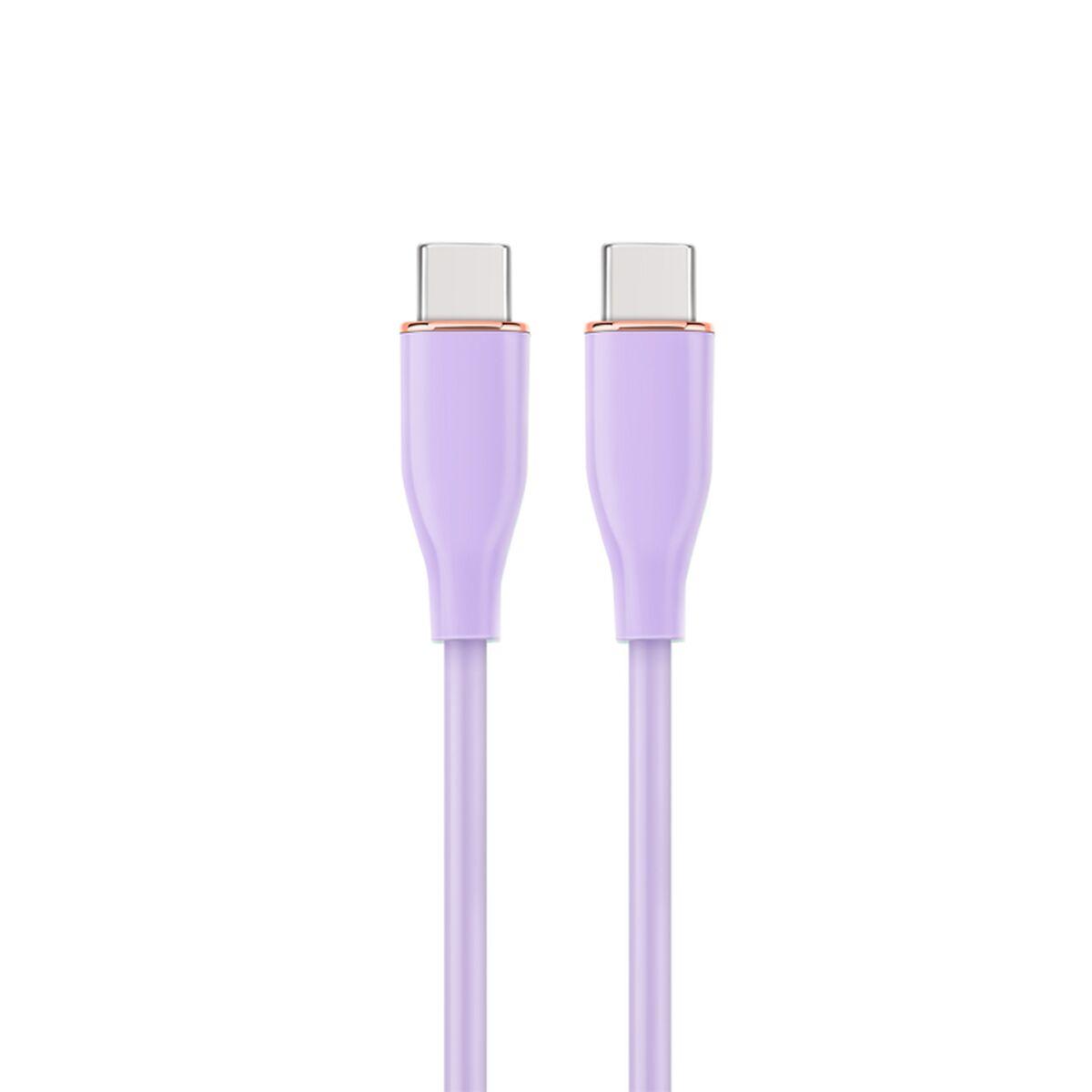 GEMBIRD USB‑C til USB‑C opladerkabel 1,5 m - Lilla billede