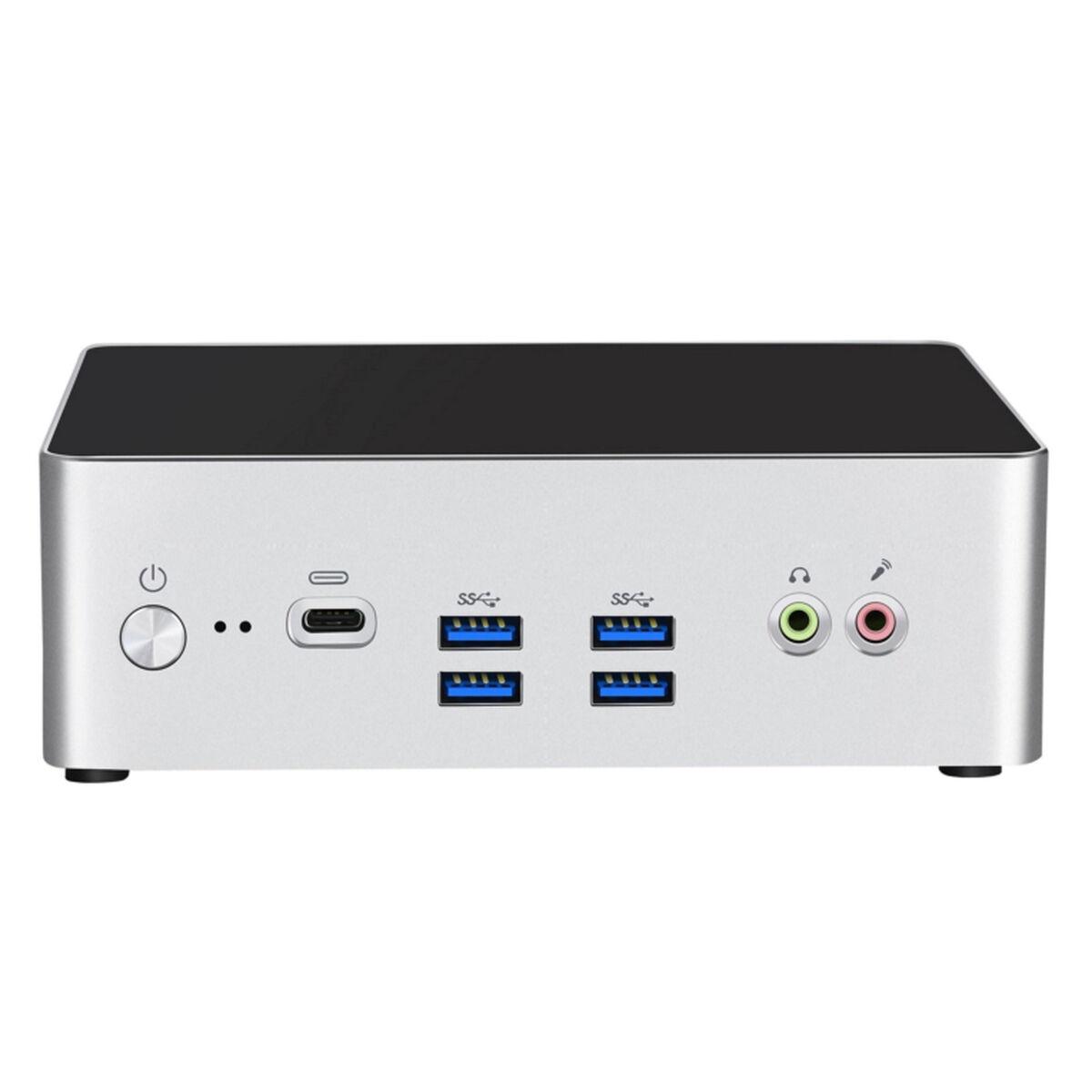 LEOTEC Mini PC LEMPC17 - sort, kompakt stationær PC