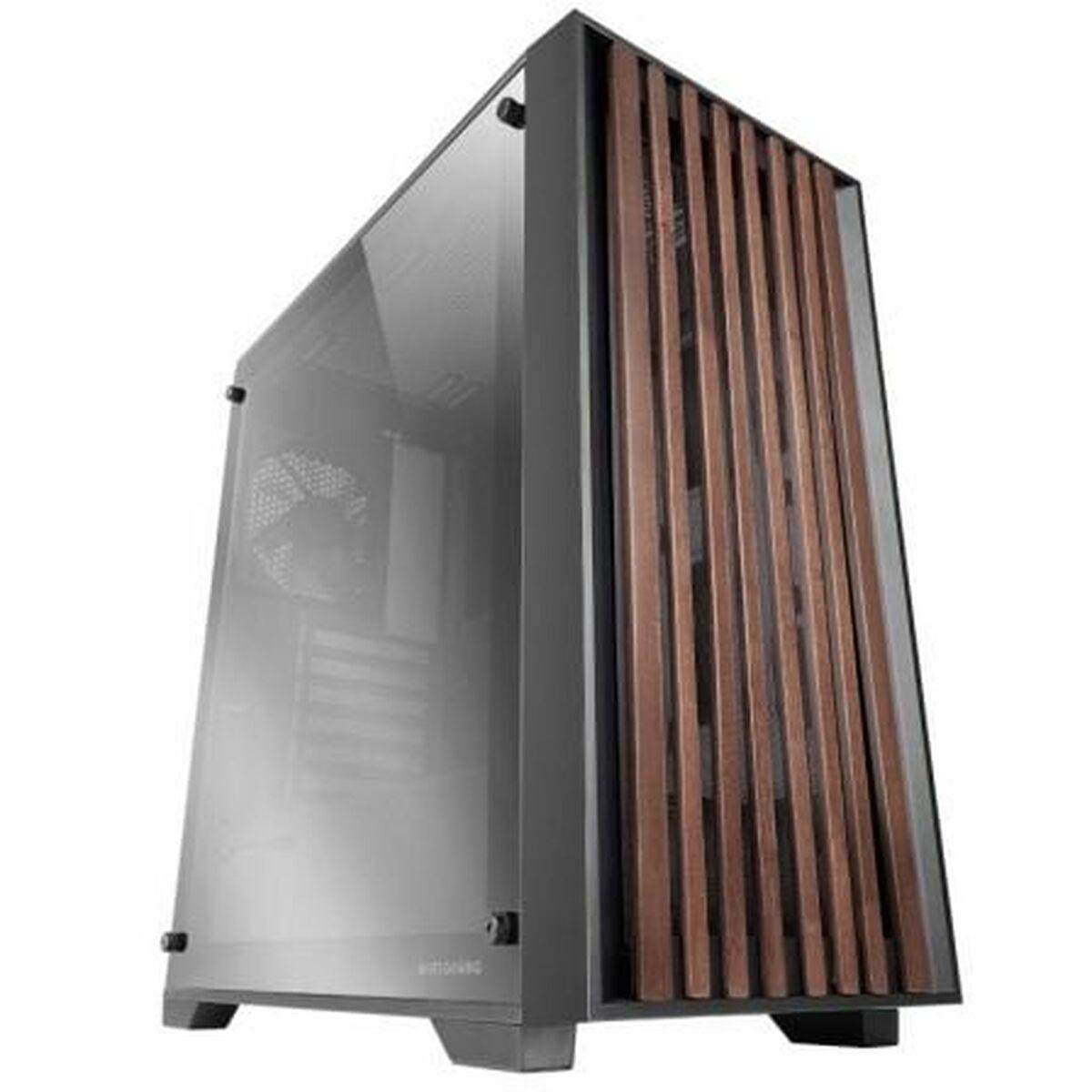 Mars Gaming MCWOODDC - ATX midi-tower kabinet, sort