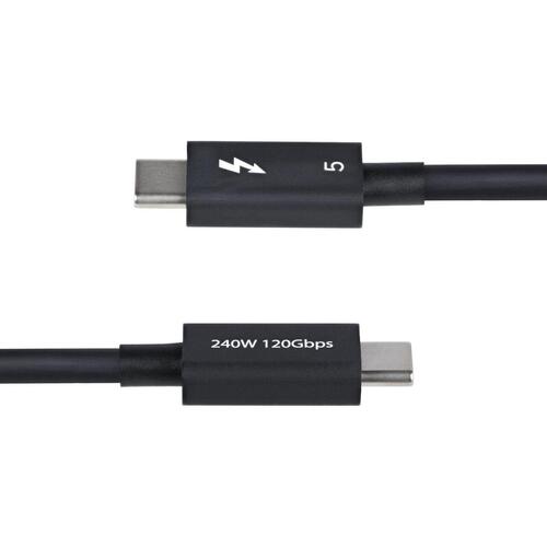 Strømkabel Startech TBLT5MM1M240W Sort 1 m